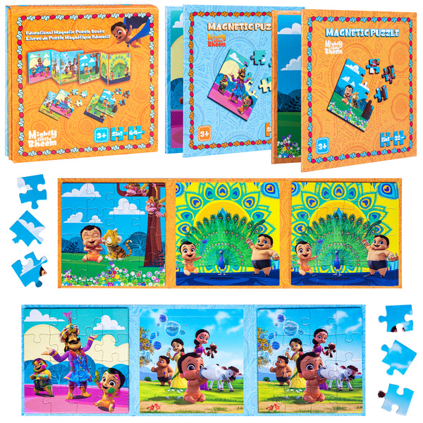Magnetic Puzzle Books - Set of 2