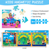 Magnetic Puzzle Books - Set of 2